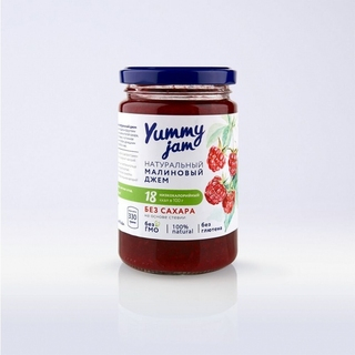 Клубничный джем Yummy jam без сахара, 350 гр
