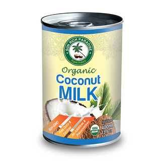 Кокосовое молоко Sun rich paradise органическое 17%, 400 мл