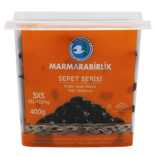 Маслины Marmarabirlik sepet serisi вяленые 3XS, 400 гр
