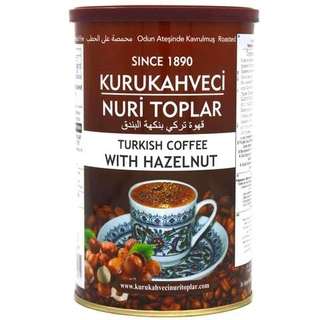 Кофе молотый Kurukahveci nuri toplar с фундуком, 250 гр