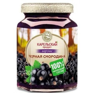 Варенье из черной смородины Карельский продукт, 370 гр