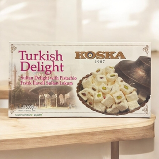 Султан лукум KOSKA с фисташками в кокосовой стружке, 500 гр Султан лукум KOSKA с фисташками в кокосовой стружке, 500 гр
